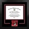 Boston University Terriers 14w x 11h Spirit Diploma Manhattan Black Frame with Bonus Campus Images Lithograph (value savings $59)